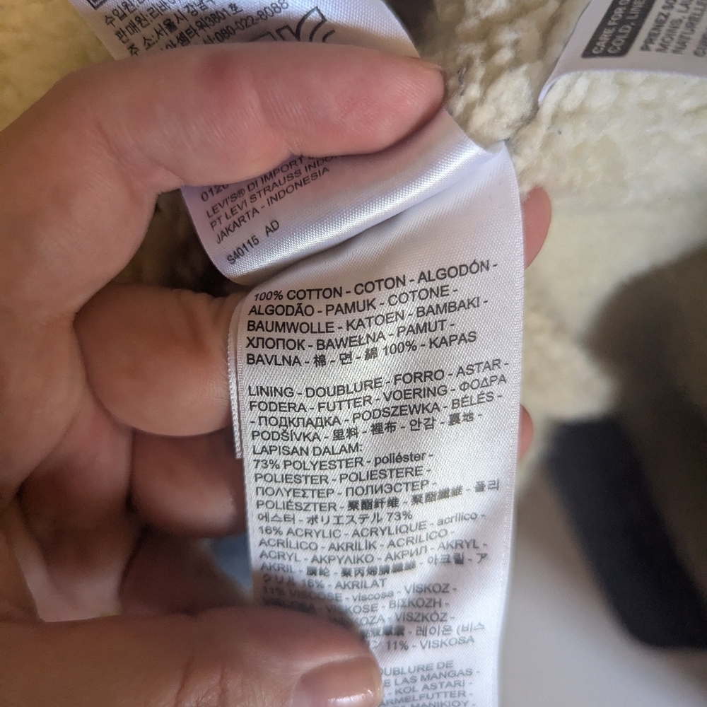 Levi’s Trucker with Sherpa Lining - Picture 4 of 7